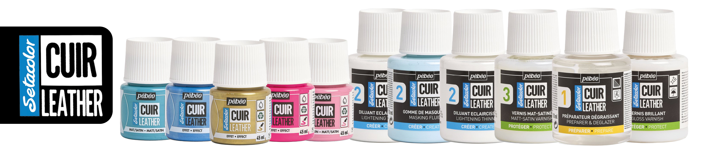 Setacolor Lederfarben und Zubehör