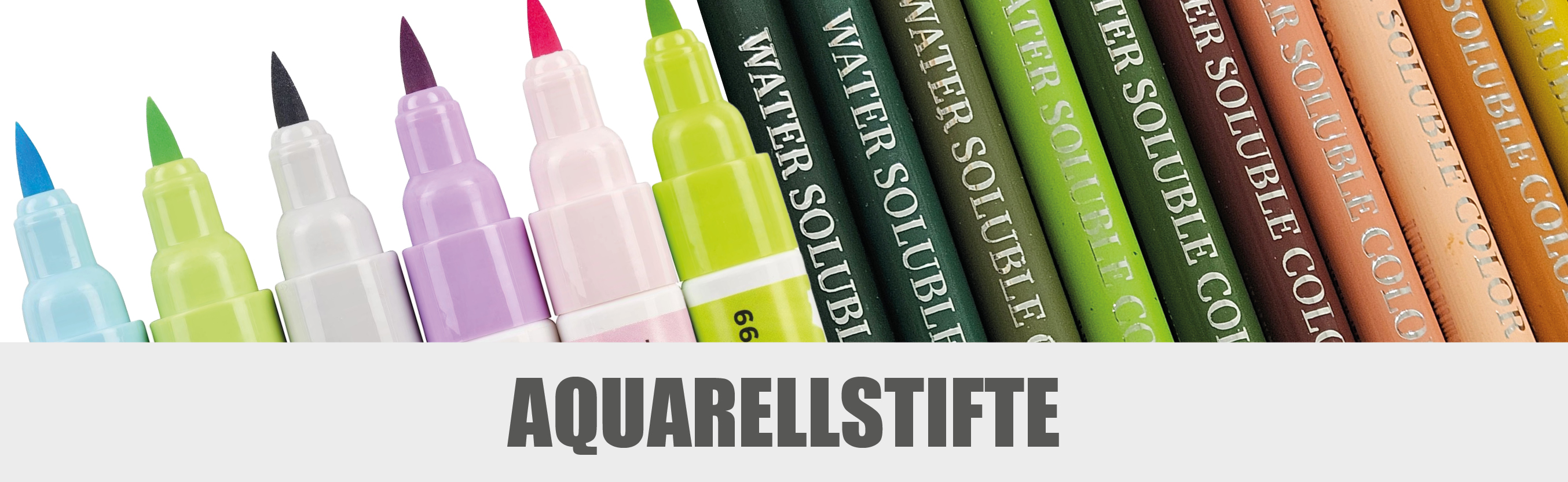 Aquarellmaler und Stifte