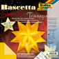 Preview: Folia Transparentpapier-Faltblätter "Bascetta-Stern", gelb, 20 x 20 cm, 32 Blatt