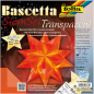 Preview: Folia Transparentpapier-Faltblätter "Bascetta-Stern", orange, 20 x 20 cm, 32 Blatt