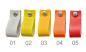 Preview: Colorchart Colors 01 - 05