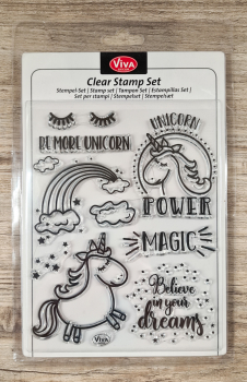 Clear stamps Silikonstempel Unicon Power 14 x 18 cm