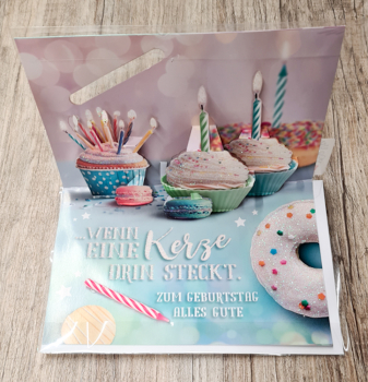 Pop-Up-Karte - "Kalorien zählen nicht" (KE)