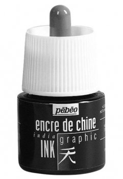 Grafik-Chinatusche, schwarz 250 ml