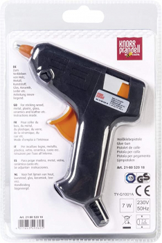 Mini-Heißklebepistole, für Klebesticks Ø 7 mm (schwarz)