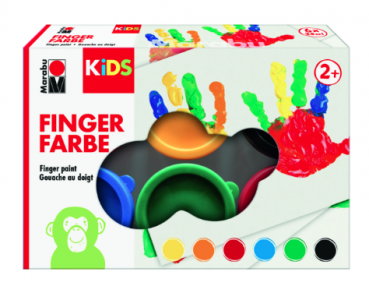 Marabu KiDS Fingerfarbe 6er Set 6 X 35 ML