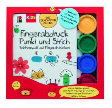 Marabu KiDS Fingerfarbe „Fingerabdruck“ Set