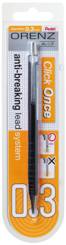 Orenz Druckbleistift Verpackung schwarzes Gehäuse