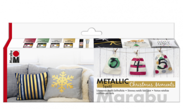 Marabu Textil Metallic Set