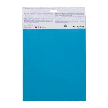 Linolschnittplatte 23 x 30 cm Verpackung - Rückseite