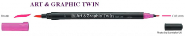 Kuretake ZIG Art & Graphic Twin Aquamarker alle Farben zum Auswählen