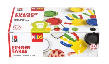 Marabu KiDS Fingerfarbe 6ER-SET, 6 X 100 ML