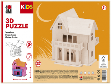 Marabu KiDS 3D Puzzle Traumhaus