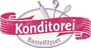 Bastelfilzset - Konditorei