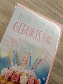Karte - "Alles Gute zum Geburtstag" (KE)