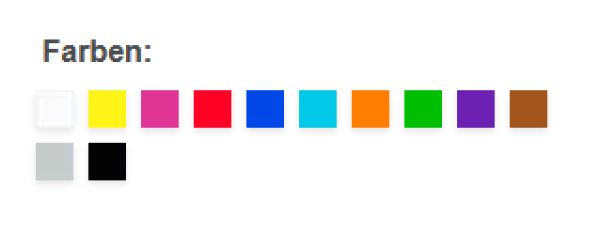 Color chart
