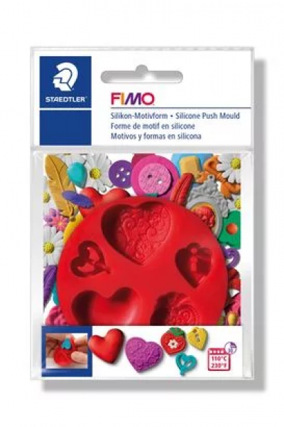 FIMO® - Silikonform "Herzen"