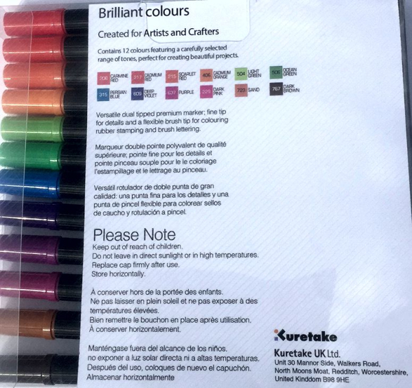 Kurecolor Set 12 Stifte Brilliant Colours