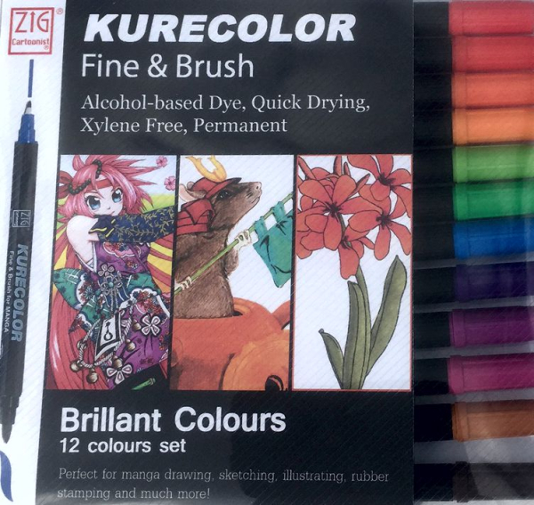 Kurecolor Set 12 Stifte Brilliant Colours
