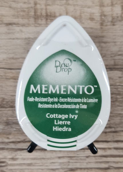 MEMENTO Dew Drop Stempelkissen, "Cottage Ivy"