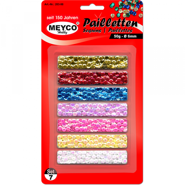 Pailletten Sortiment 50g, Set