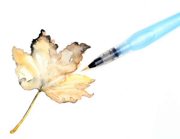 Pentel Water Brush – Anwendungsbeispiel