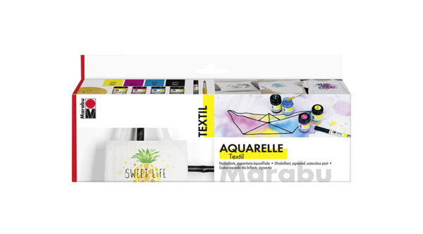 Marabu Textil Aquarelle Starterset (4 x 15 ml)