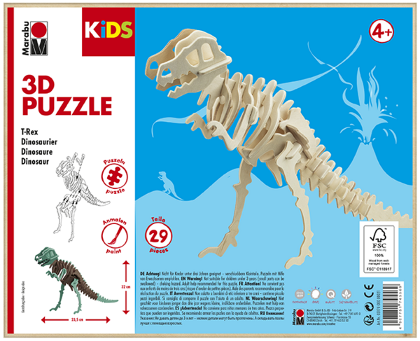 Marabu KiDS 3D Puzzle T-Rex