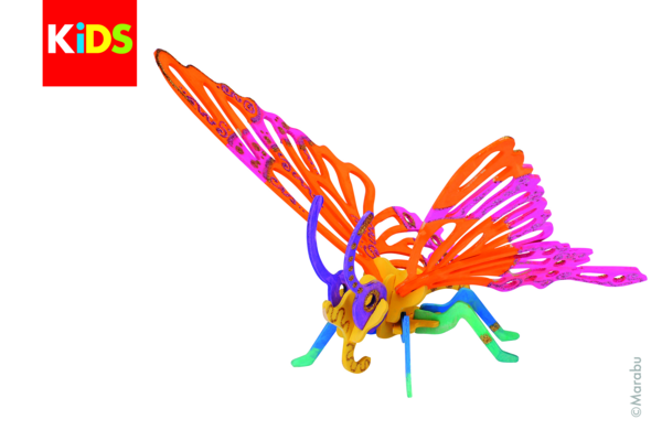 Marabu KiDS 3D Puzzle Schmetterling