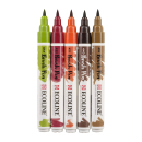 ECOLINE Brushpen - 5er Sets "Herbst"